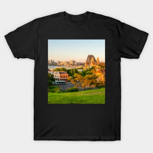 View of Sydney Harbour from Observatory Hill, Sydney, NSW, Australia T-Shirt